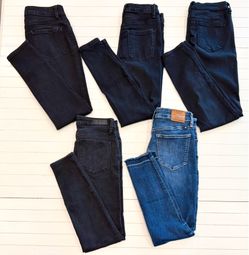Bundle Of Women’s Skinny Jeans, Jeggings, Lot(5)