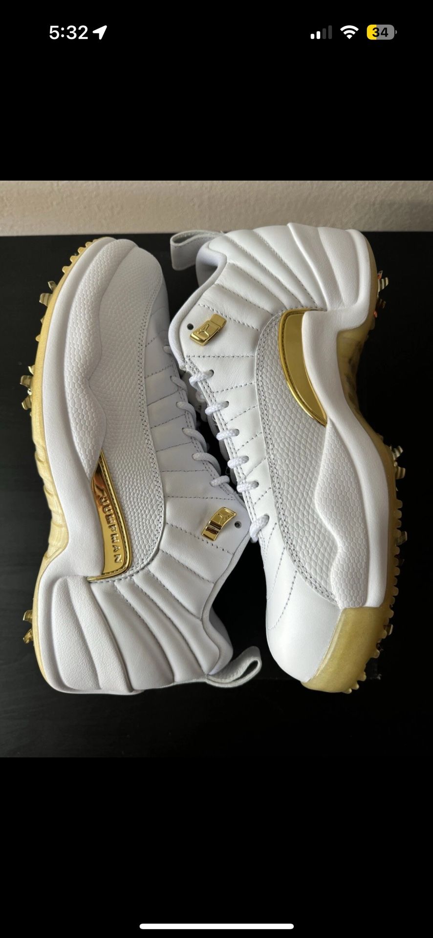 Air Jordan 12 Low Golf ‘Masters’ DM0106-117 Men’s 9