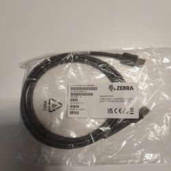 Zebra P/N CBA-U21-S07ZBR Scanner Cable, 7 Ft., Shielded, USB to RJ45, NEW F/S