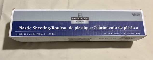 Plastic Sheeting - Drop Cloth - $10