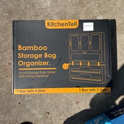 Bamboo Storage Bag Organizer