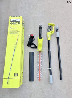 RYOBI 18V 18in Pole Hedge Trimmer