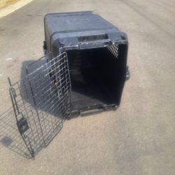  BLACK HEAVY DUTY MEDIUM SIZE DOG CAGE