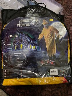 Zombie Fisherman Halloween Costume M/L