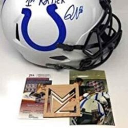 NFL RIDDELL SPEED REPLICA HELMET 1ST RD PICK SIGNED INDIANAPOLIS COLTS NEW Quenton Nelson