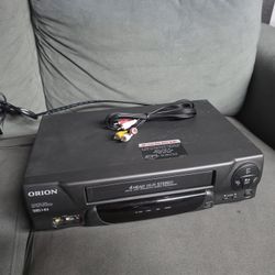 Orion VCR w/ hookups, tested and working