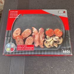 New In Box! Weber 6604! Portable Griddle! Fits All Grills! Smashburger!