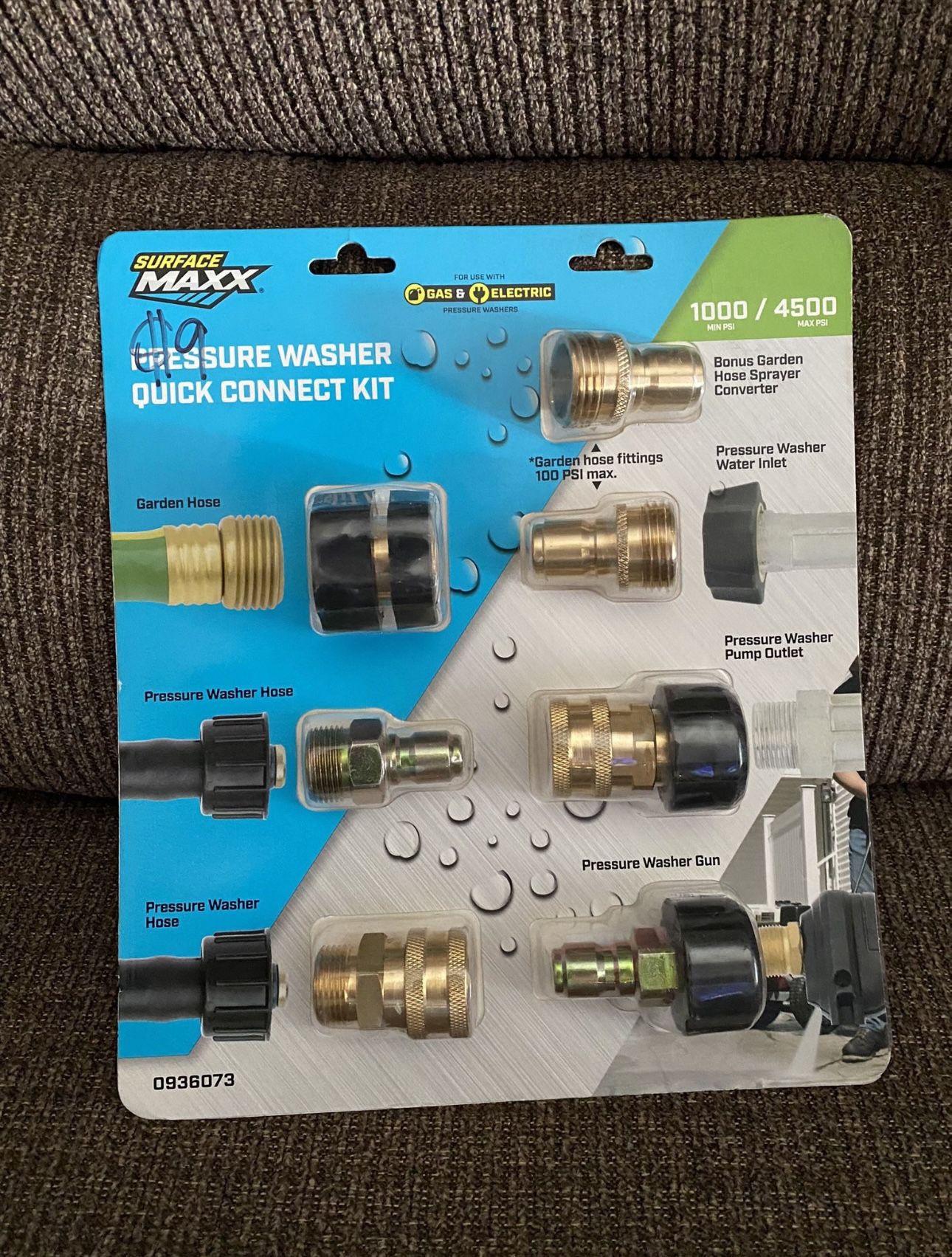 SurfaceMaxx Pressure Washer Quick Connect Kit