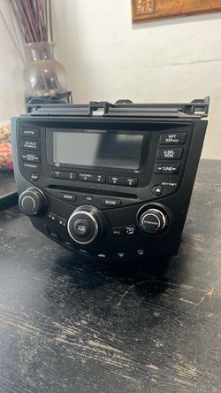 04 accord radio and climate control