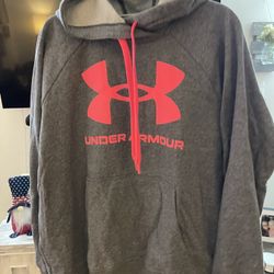 Women’s Grey/Pink  Hoodie