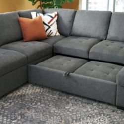 Brand New Sleeper Sectional With Storage 