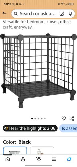 Snap cubes cubby storage
