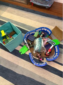Monster truck sand pit and jump track