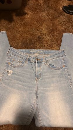 Old Navy Rockstar Light Wash Distressed Jeans size 4