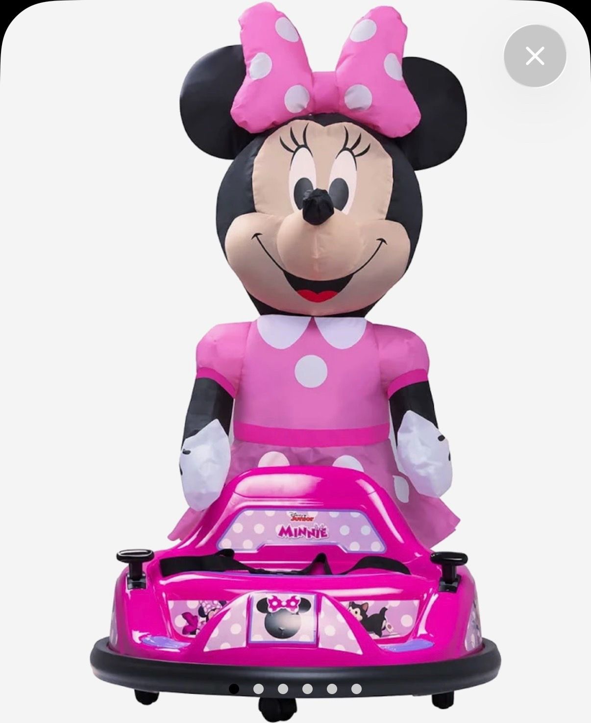 Minnie Mouse Ride-On Bumper Car