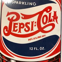 Ande Rooney Porcelain Pepsi Sign 