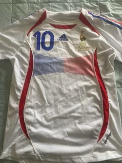 France 2006 World Cup Final Adidas #10 Jersey Zidane M
