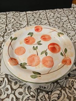 Vintage glass plates set of 4