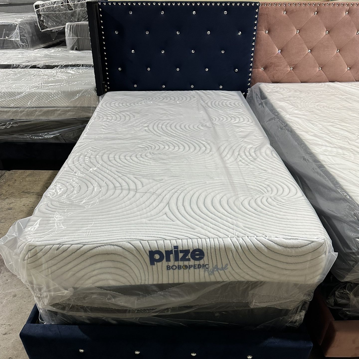 New Twin Size Beds With Promotional Mattress, Boxspring, And Free Delivery