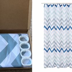 Shower Curtain with Hooks