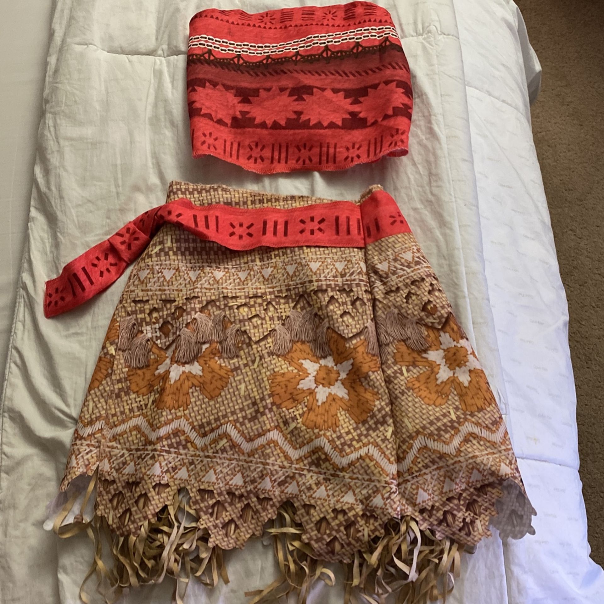 Moana Girls size 6/small Outift/ Custom