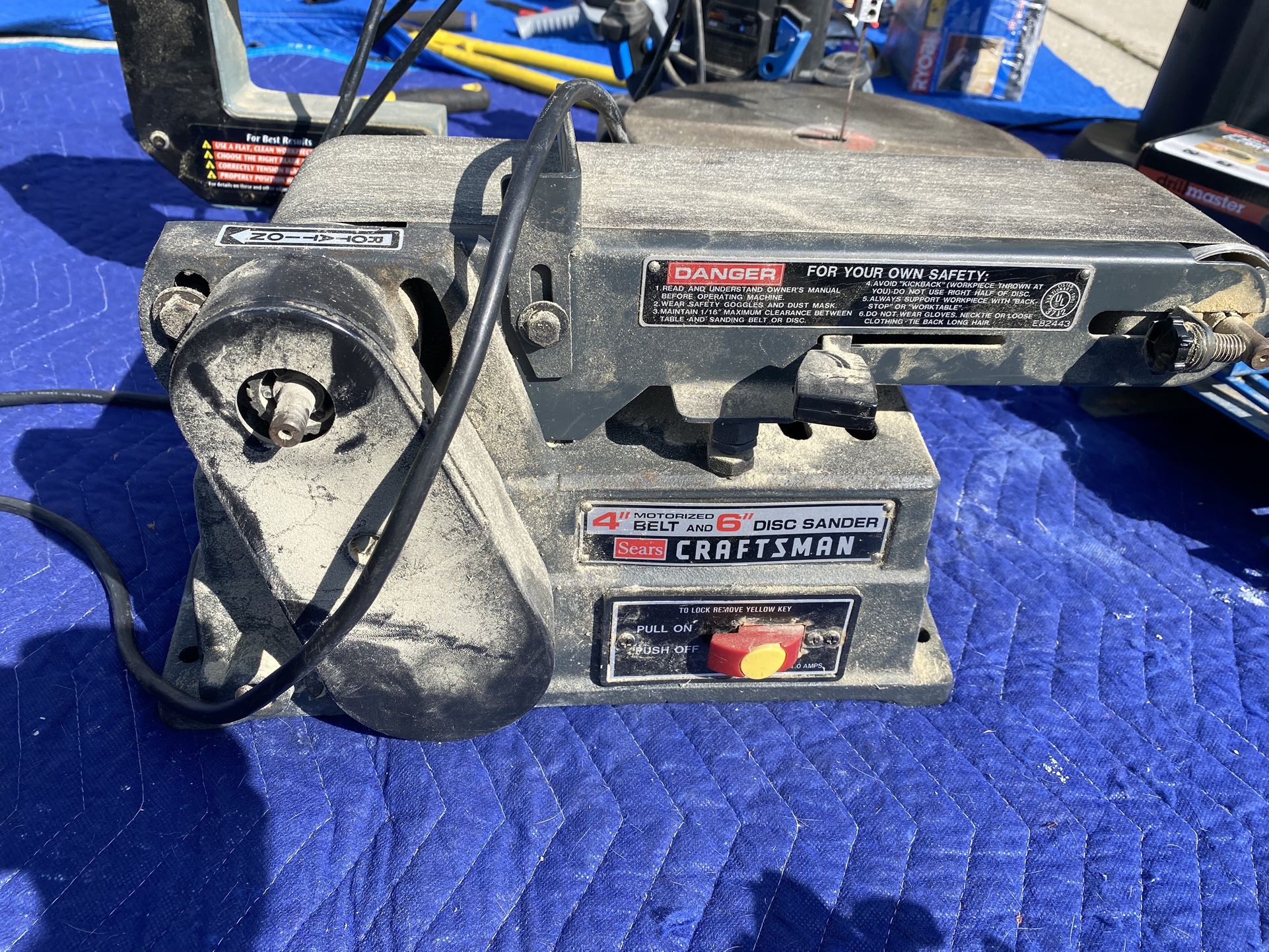 Craftsman 4” Belt And 6” Grinder