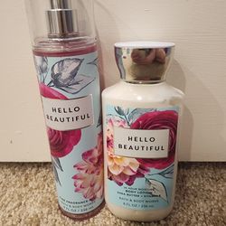 Bath and body worked hello beautiful lotion and miss perfect for mother's day