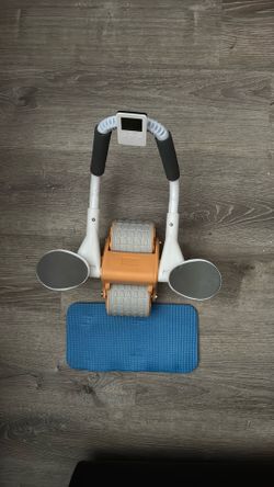 Rebound Abdominal Wheel with Elbow Support Ab Workout Equipment for Strengthening