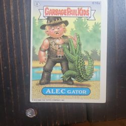 Garbage Pail Kids Alec Gator 