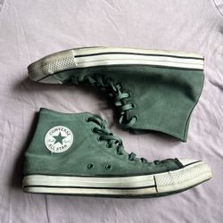 Converse Green Suede High Top