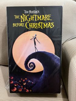 NEW SEALED - Nightmare Before Christmas  - Disney VHS Blanket 50"x70"