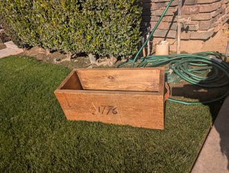 Vintage Seed Company Wood Box