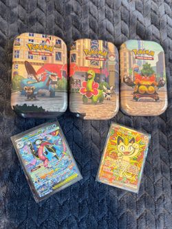 Brand new luminous city Pokemon Tins