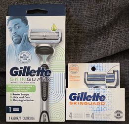 Gillette SkinGuard Men's Razor & 4-ct Blade Refills