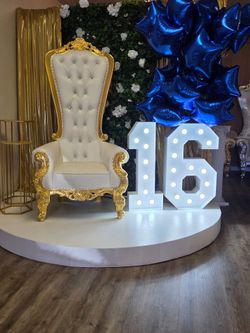 Throne chair reservation available