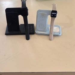 2 Apple Watches With Chargers 