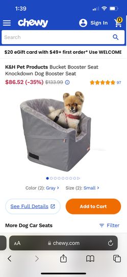 Dog Car Seat