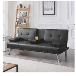 Leather Futon 