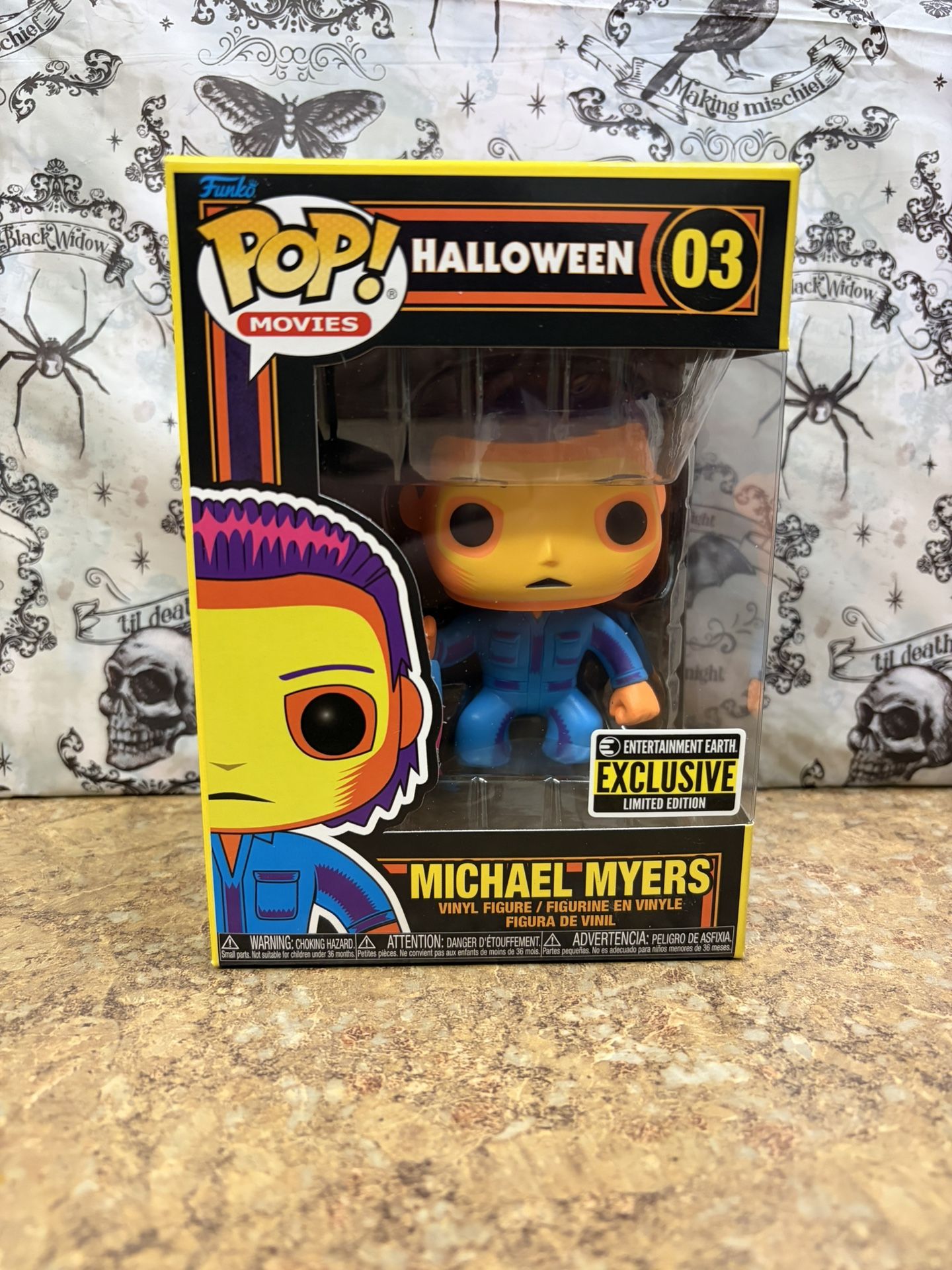 Michael Myers Blacklight Funko Pop Vinyl Figure Entertainment Earth Exclusive 03