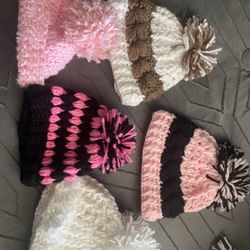 Bonitos Gorritos Para Bebés A Crochet A Buen Precio A $10 Cada Uno 