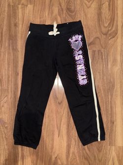 Justice  'Love Gymnast' Sweatpants with Side Stripe