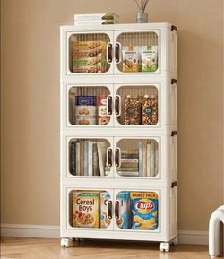 Storage Closet with Wheels, NEW