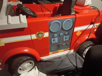Truck paw patrol fire 12v