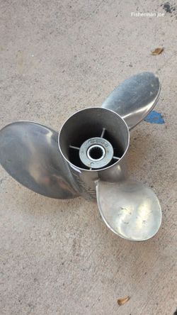Stainless Steel 3-Blade Outboard Boat Propeller