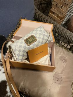 Louis Vuitton Damier Azur Eva Clutch