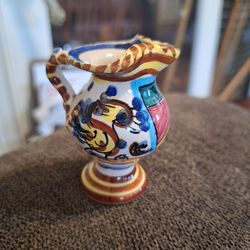 FOLK ART MINIATURE POTTERY VASE
