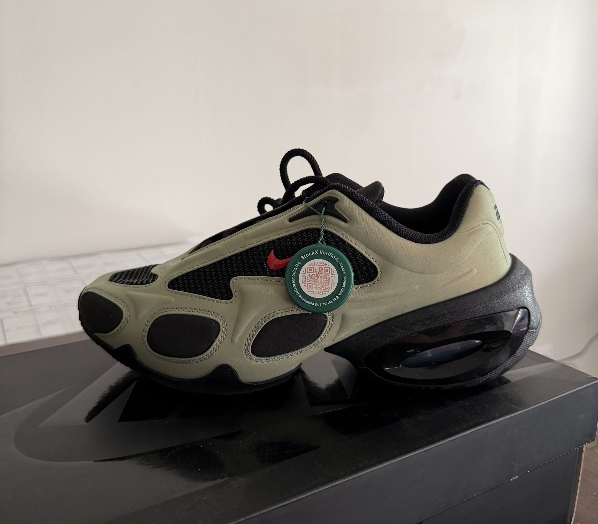 Women’s Nike Olive Green Muse Sneakers Stock X Verified