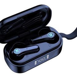 True Wireless Earbuds with 2 Mic CVC 8.0 Noise Reduction IPX8 Waterproof