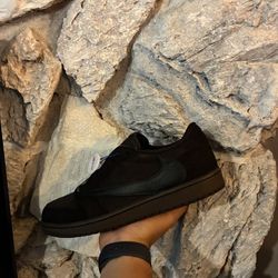 Jordan 1 Low Ts Brown Velvet Sz 11.5