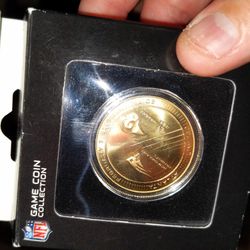 Patriots/Rams Coin 